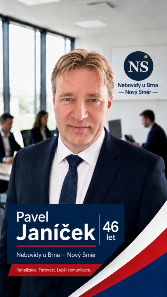 Pavel Janíček – kandidát do zastupitelstva obce Nebovidy u Brna